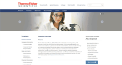 Desktop Screenshot of ir.thermofisher.com